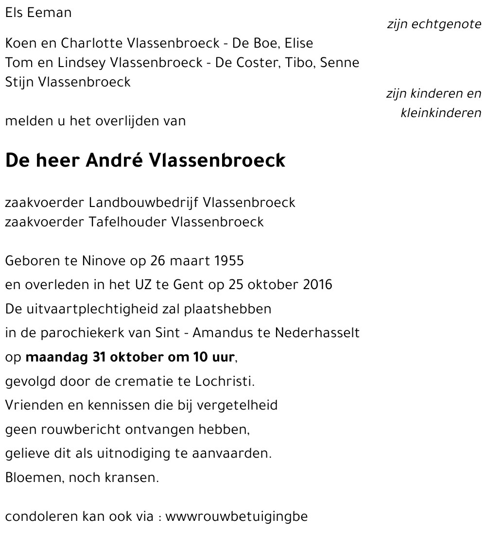 André Vlassenbroeck