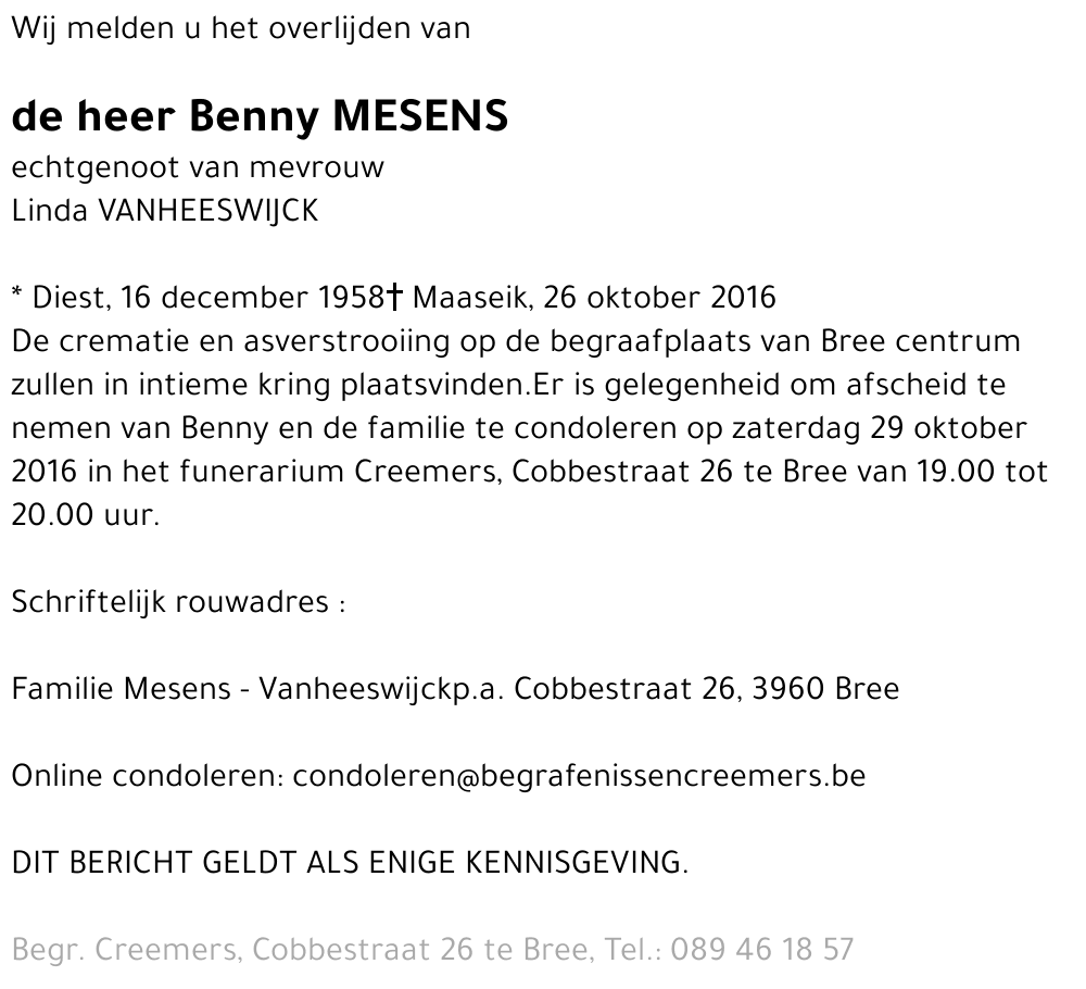 Benny Mesens