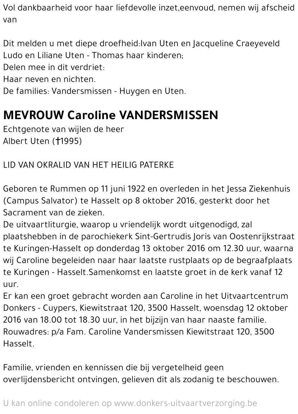 Caroline Vandersmissen