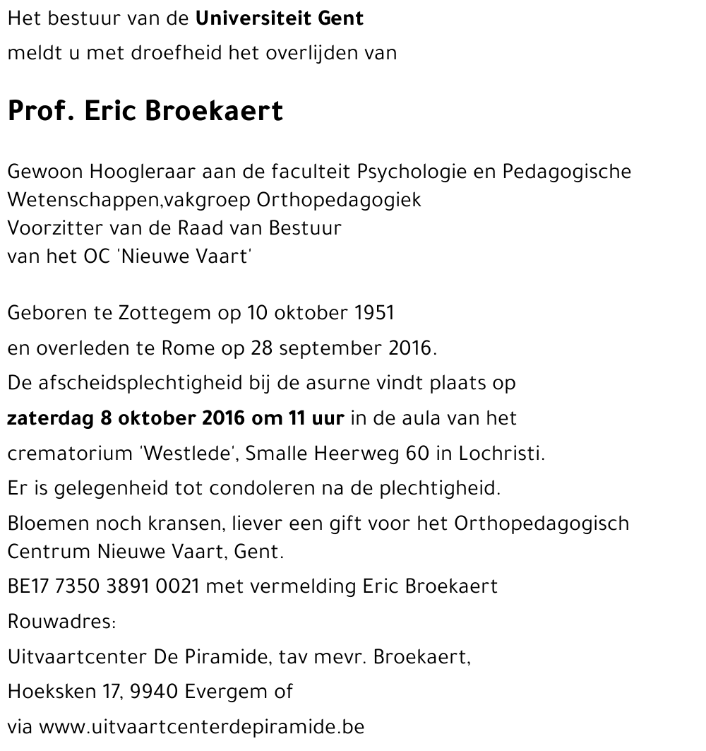 Eric Broekaert
