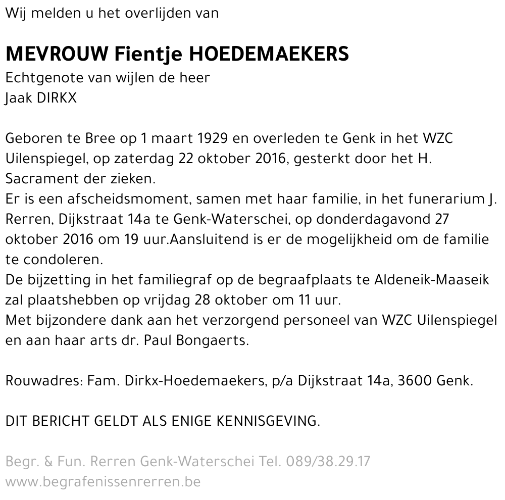 Fientje Hoedemaekers