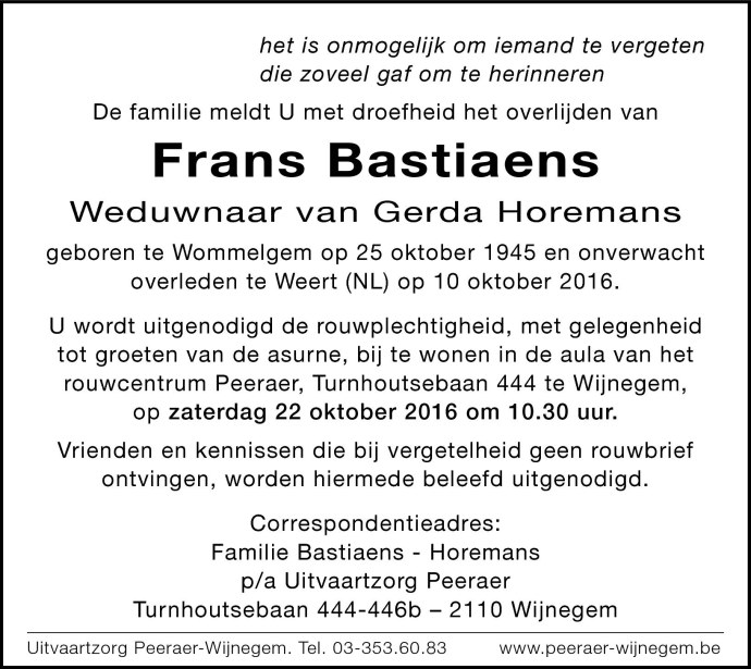 Franciscus Bastiaens