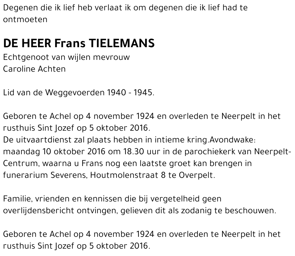 Frans Tielemans
