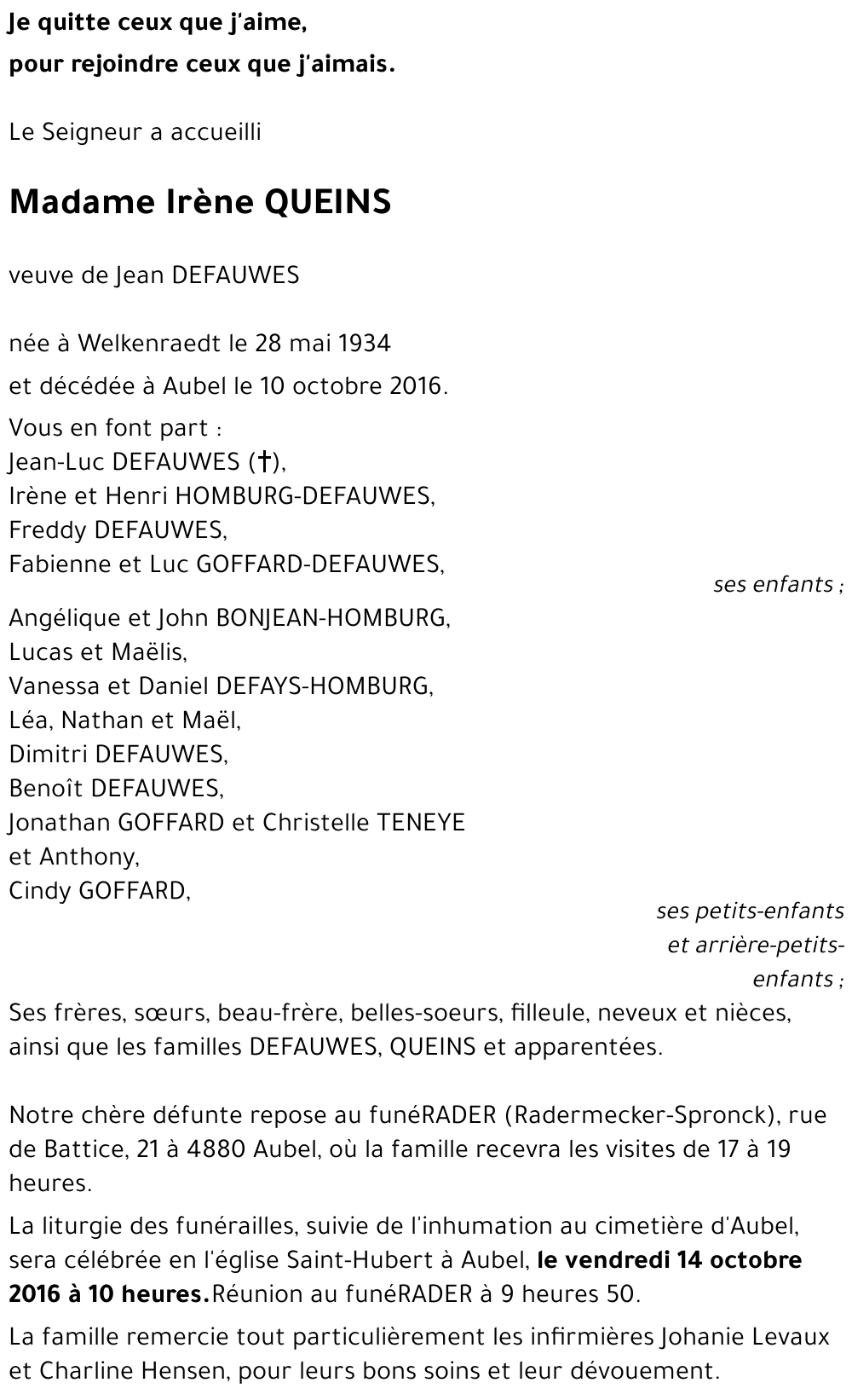 Irène QUEINS