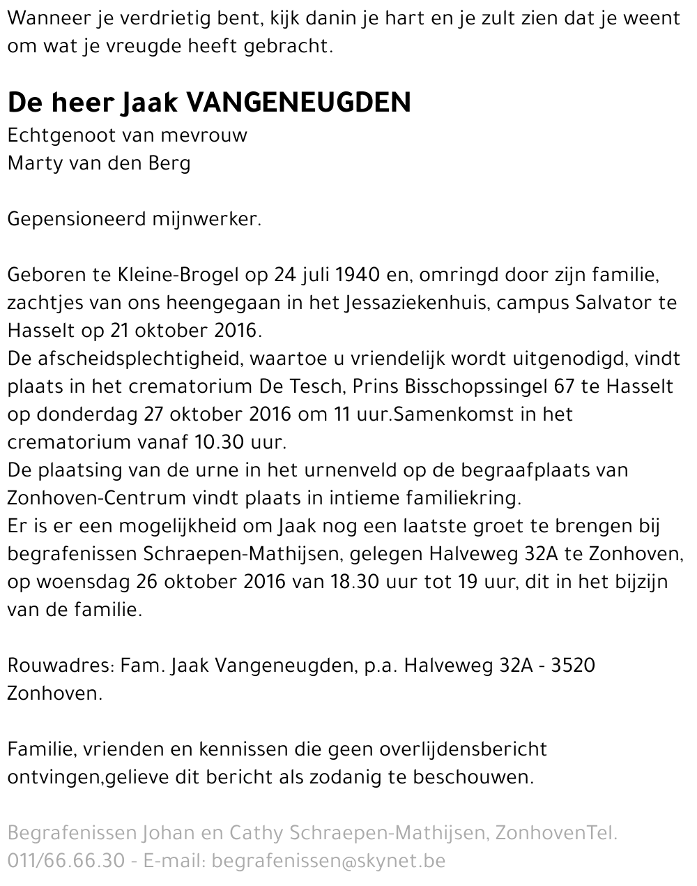 Jaak Vangeneugden
