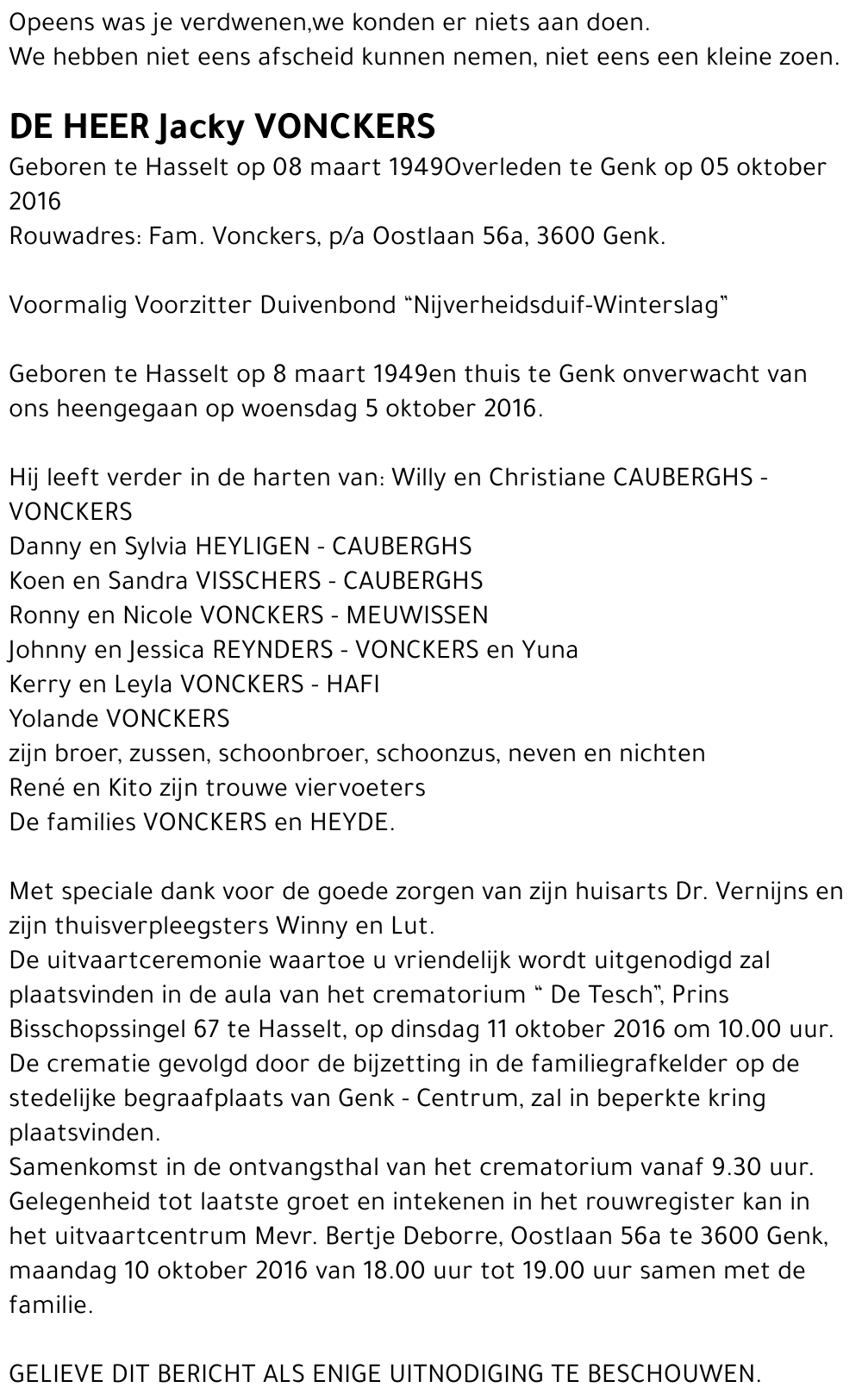 Jacky VONCKERS