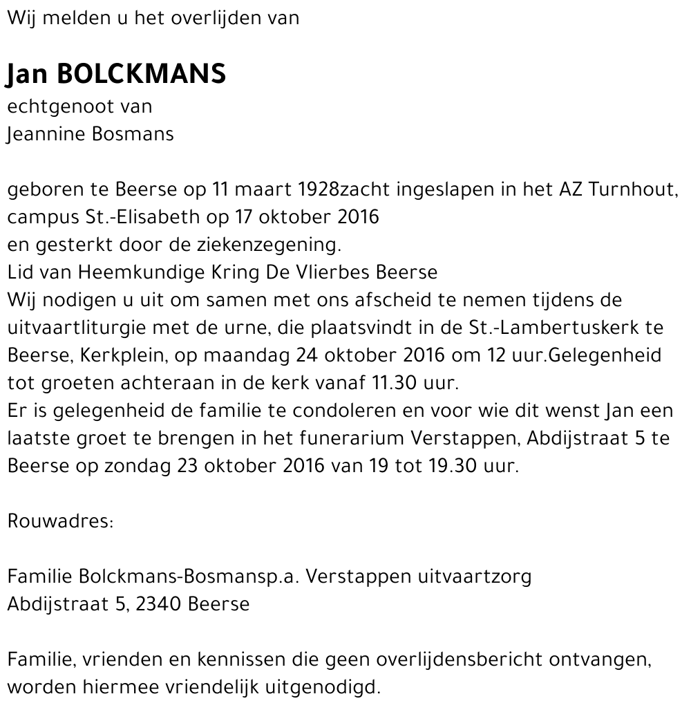 Jan Bolckmans