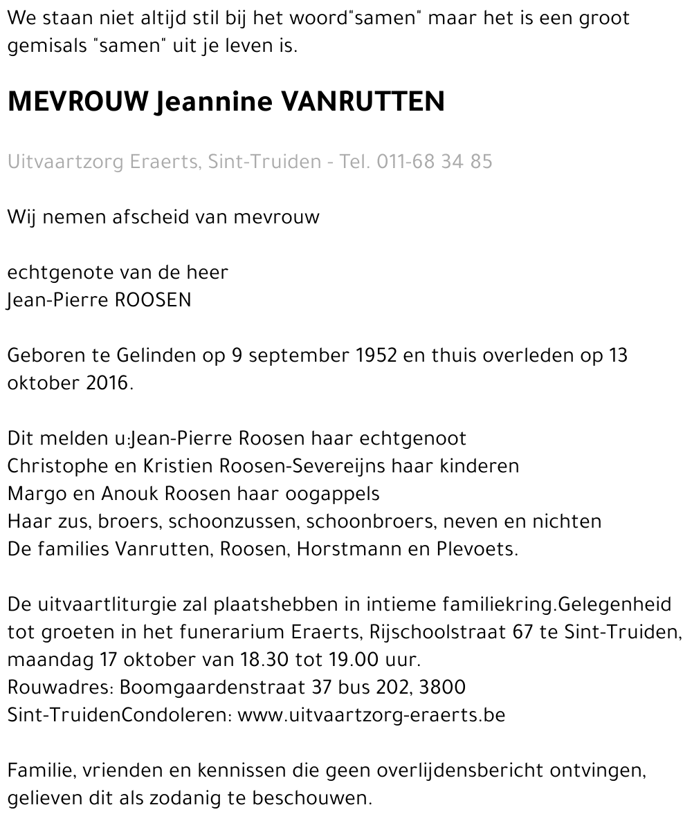 Jeannine Vanrutten