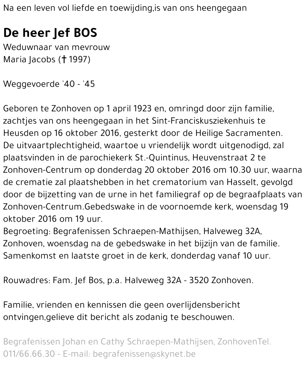 Jef Bos