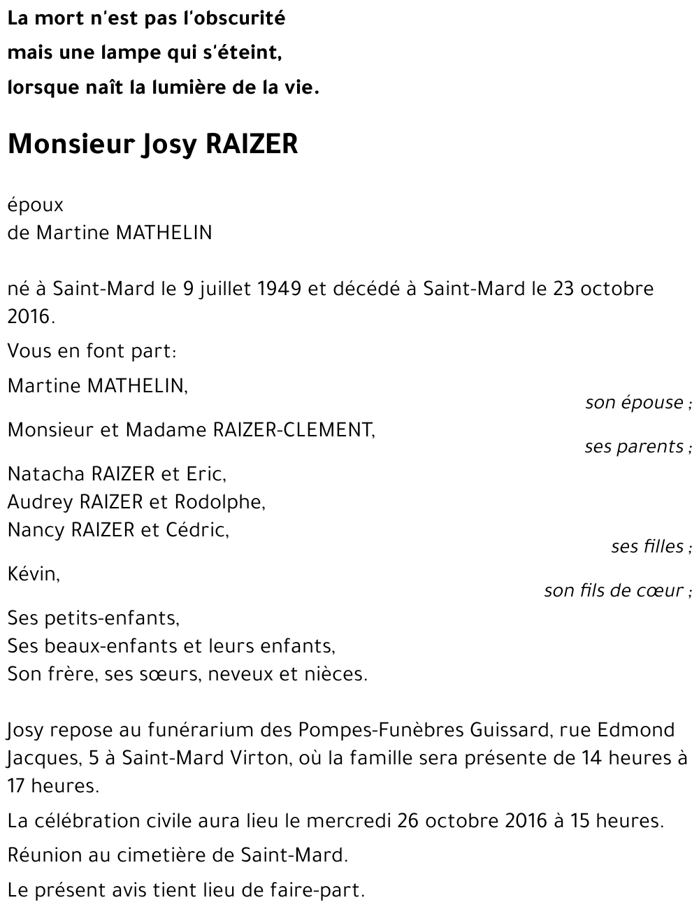 Josy Raizer