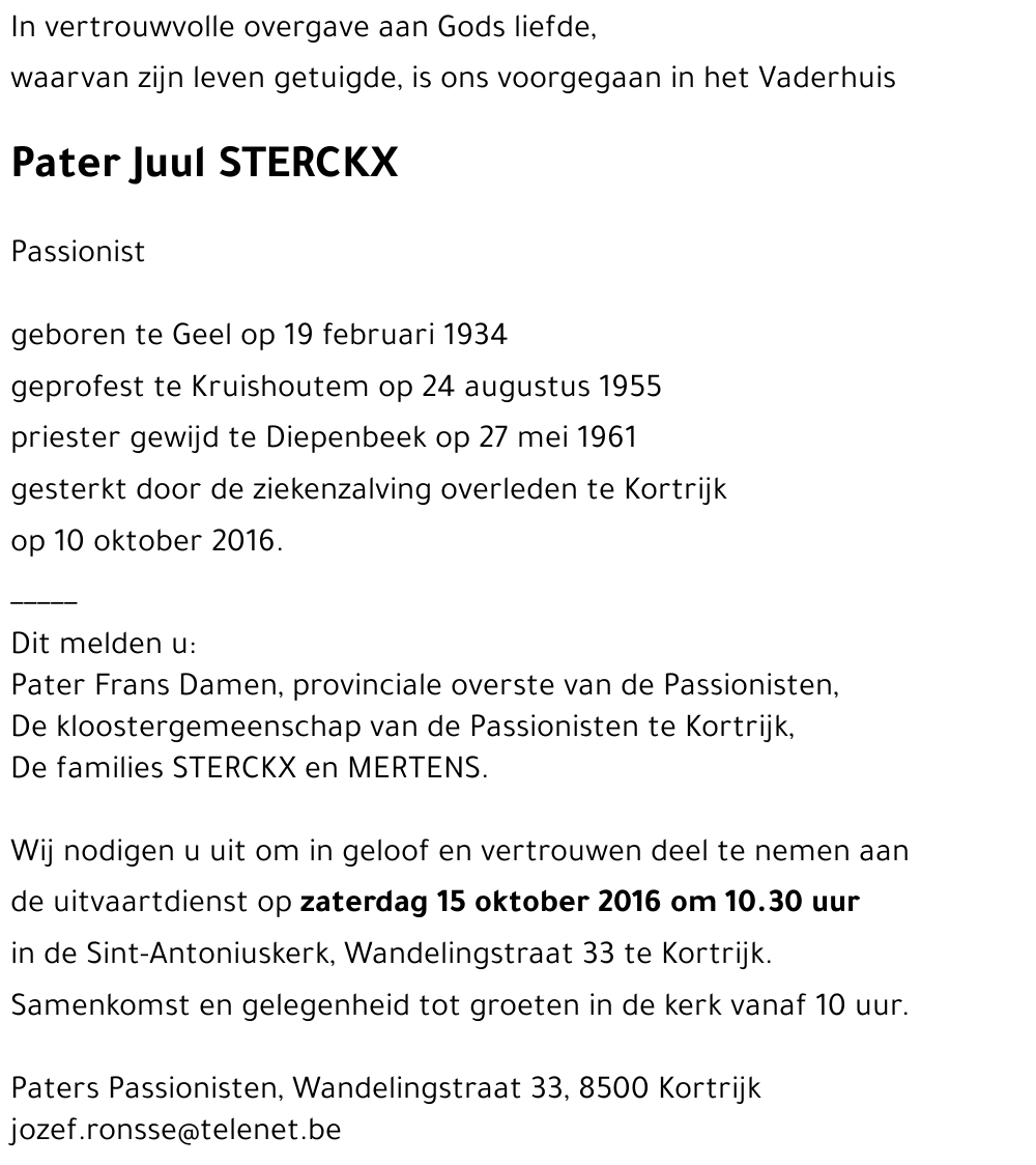 Juul STERCKX
