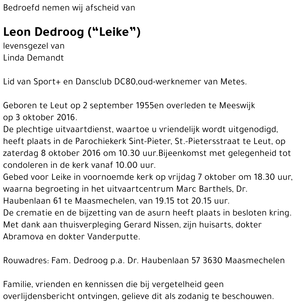 Leon Dedroog