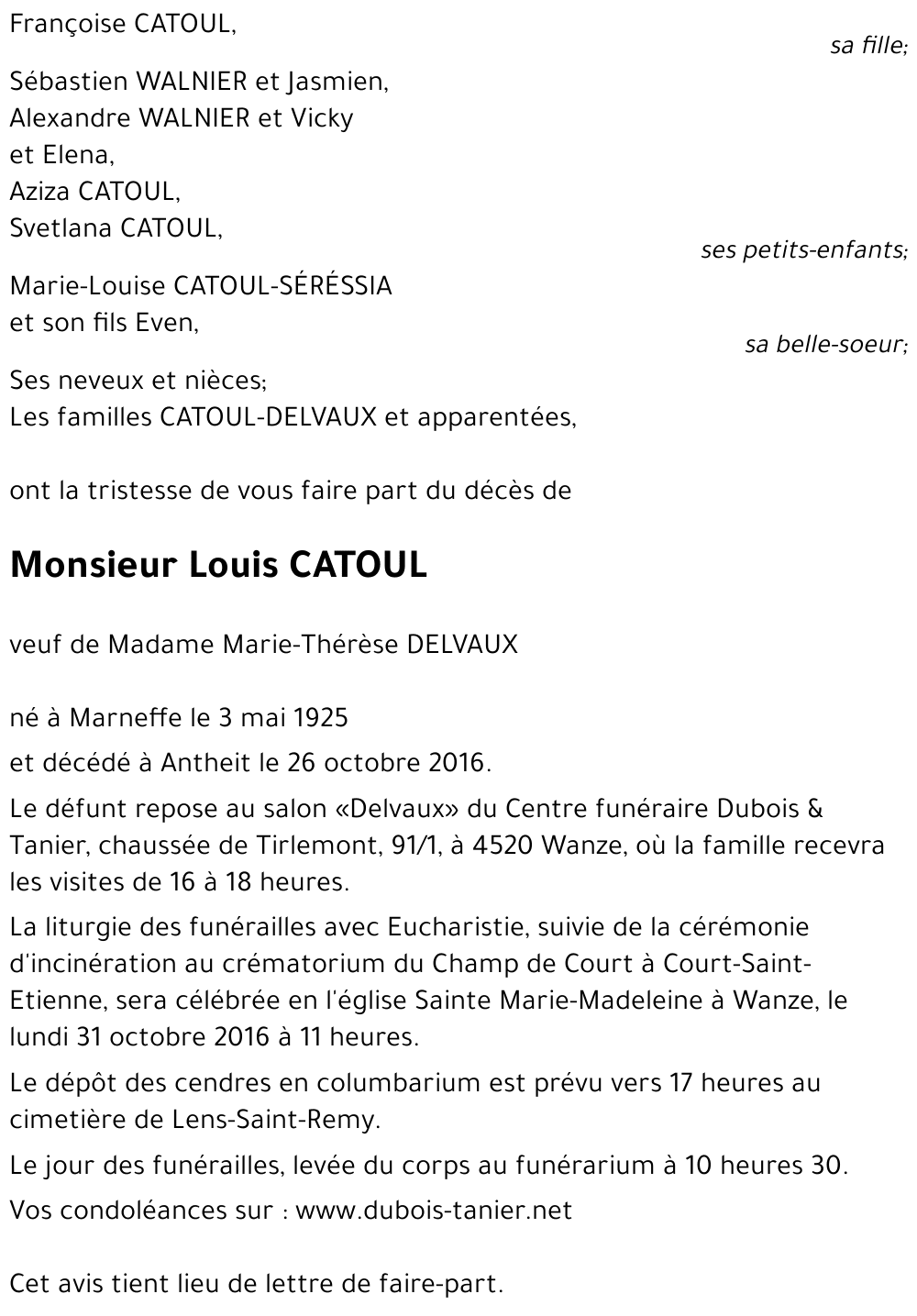Louis CATOUL