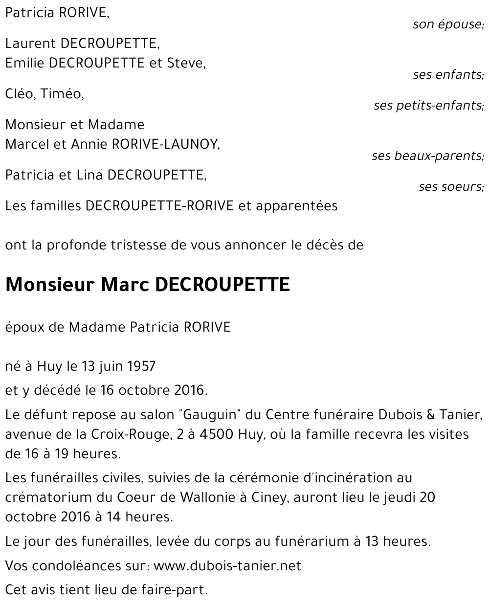 Marc DECROUPETTE