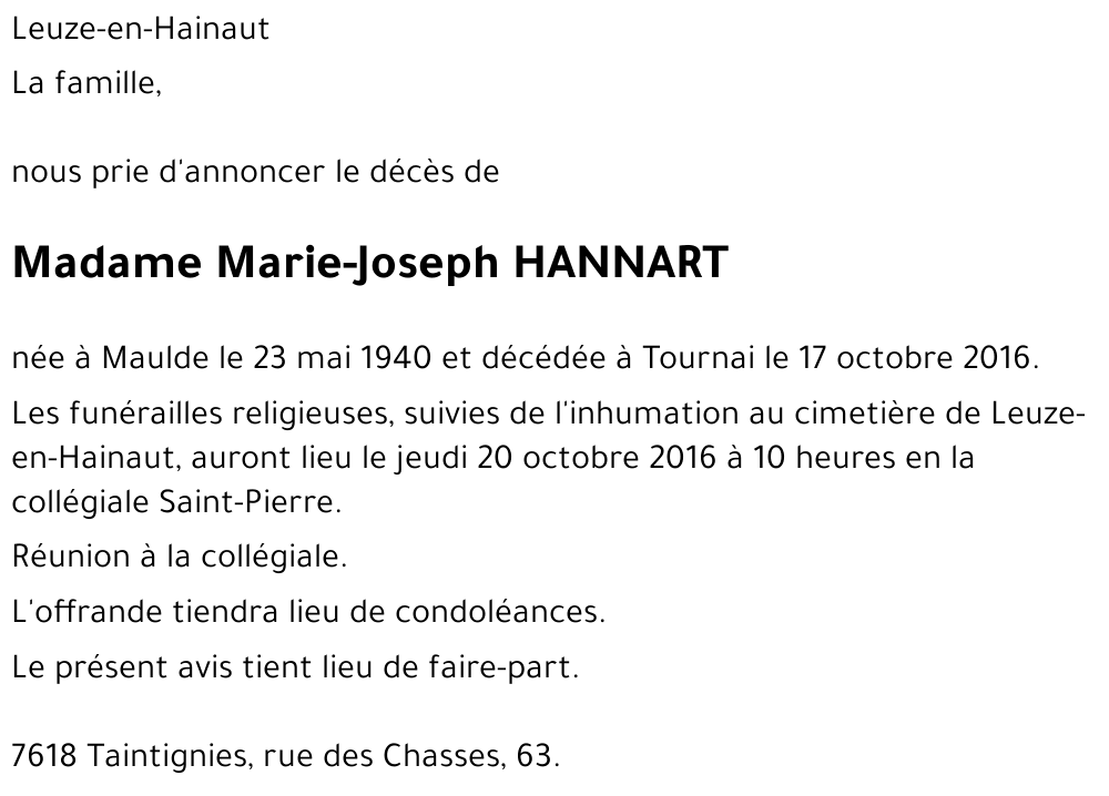 Marie-Joseph Hannart