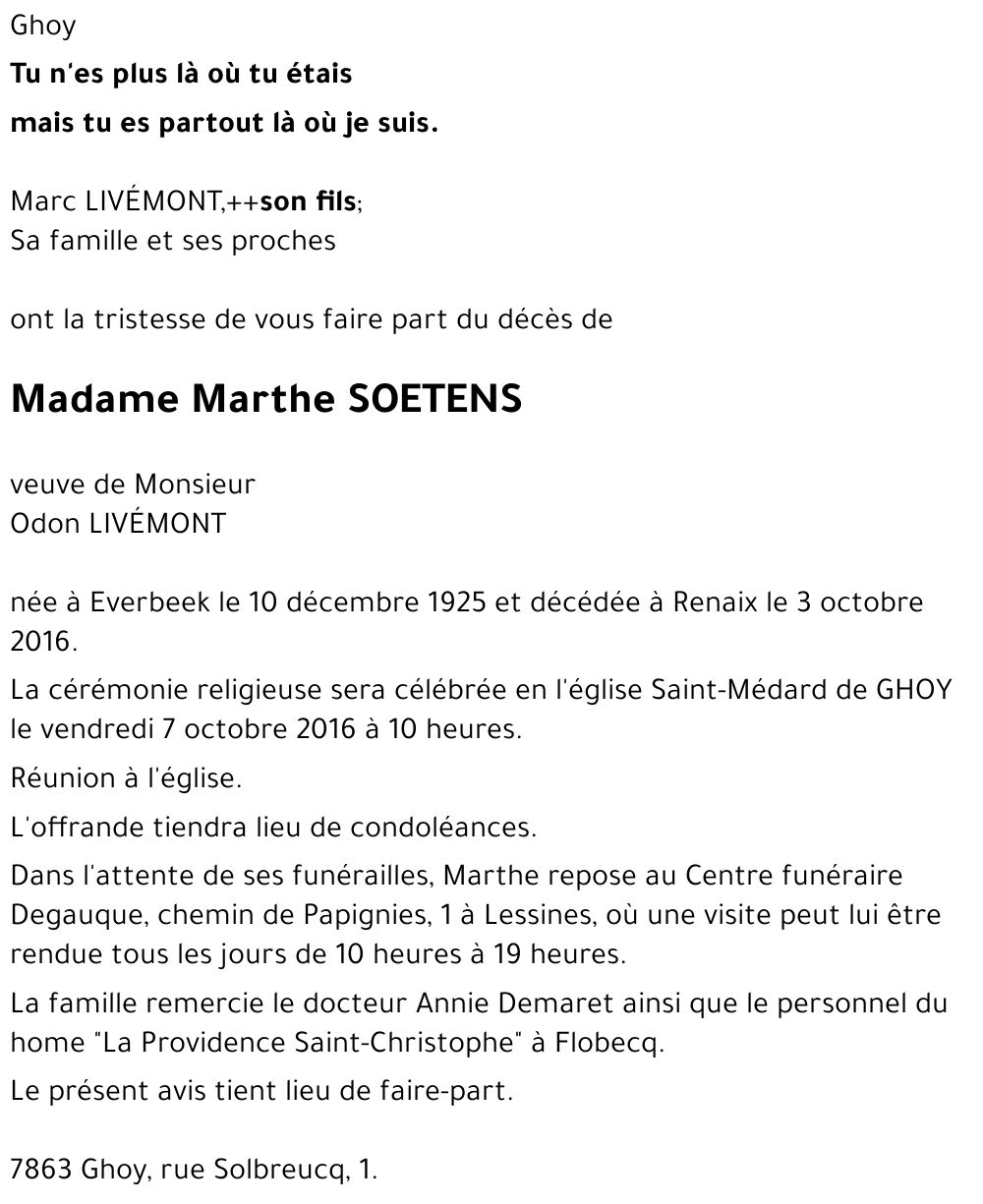 Marthe SOETENS