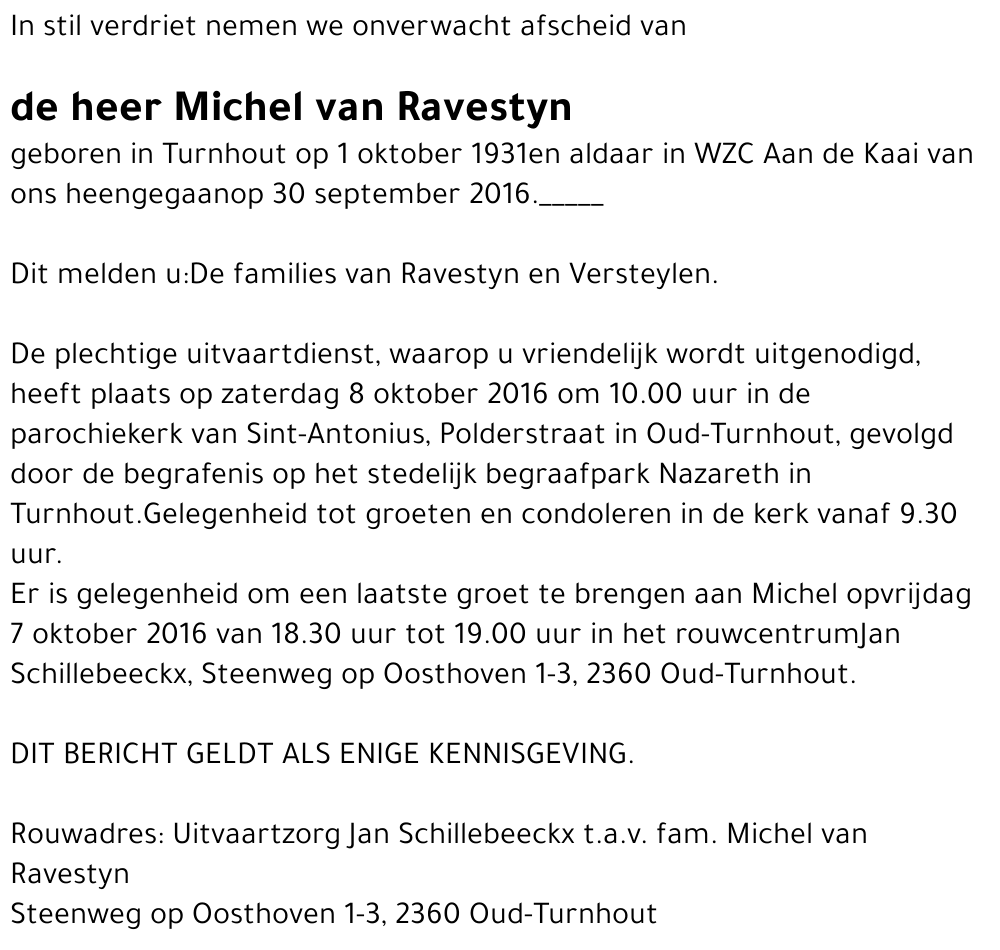 Michel van Ravestyn