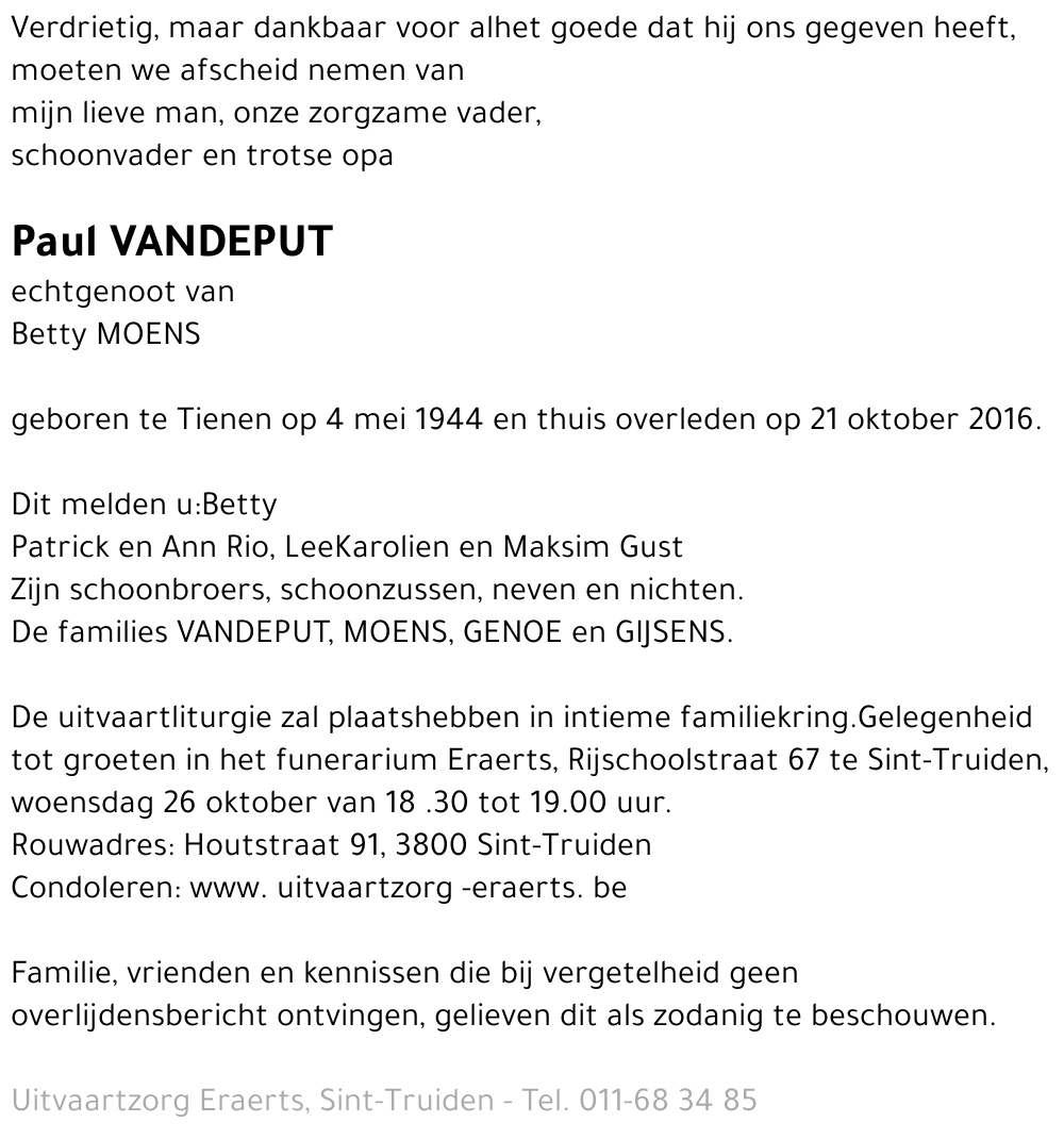 Paul Vandeput