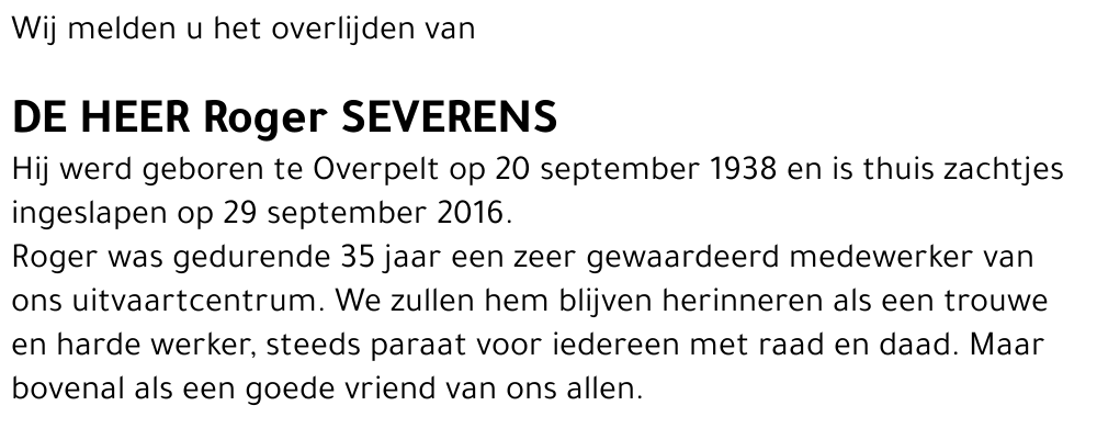 Roger Severens