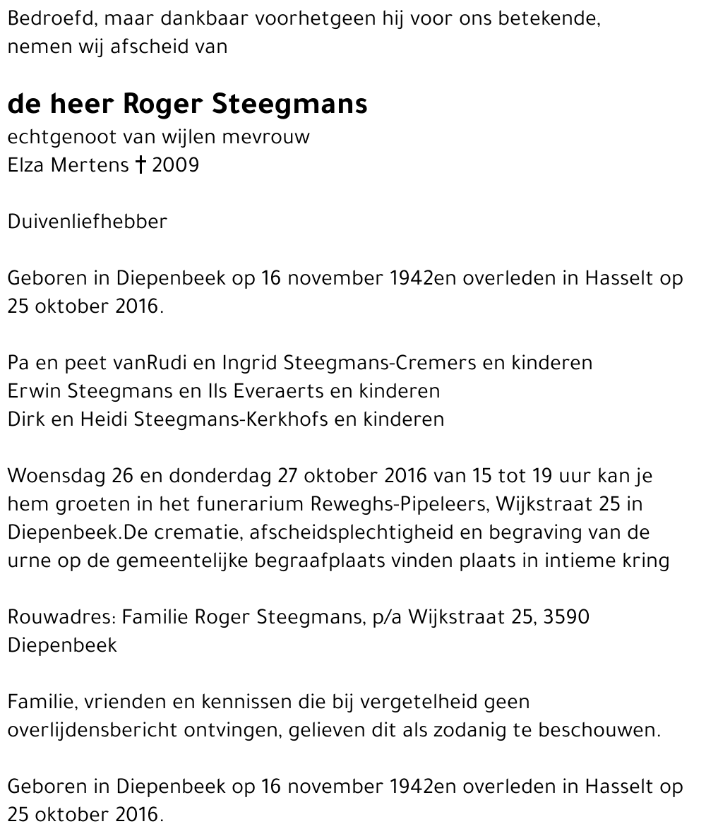 Roger Steegmans