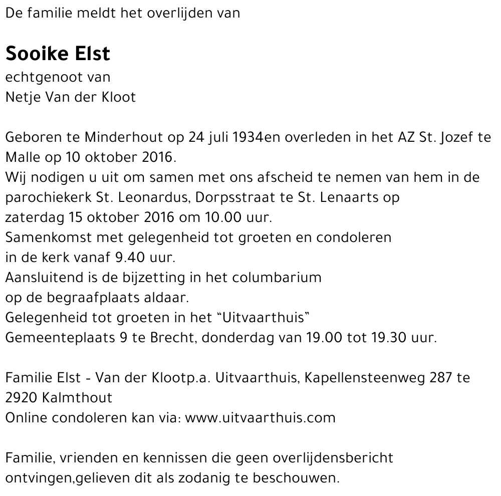 Sooike Elst