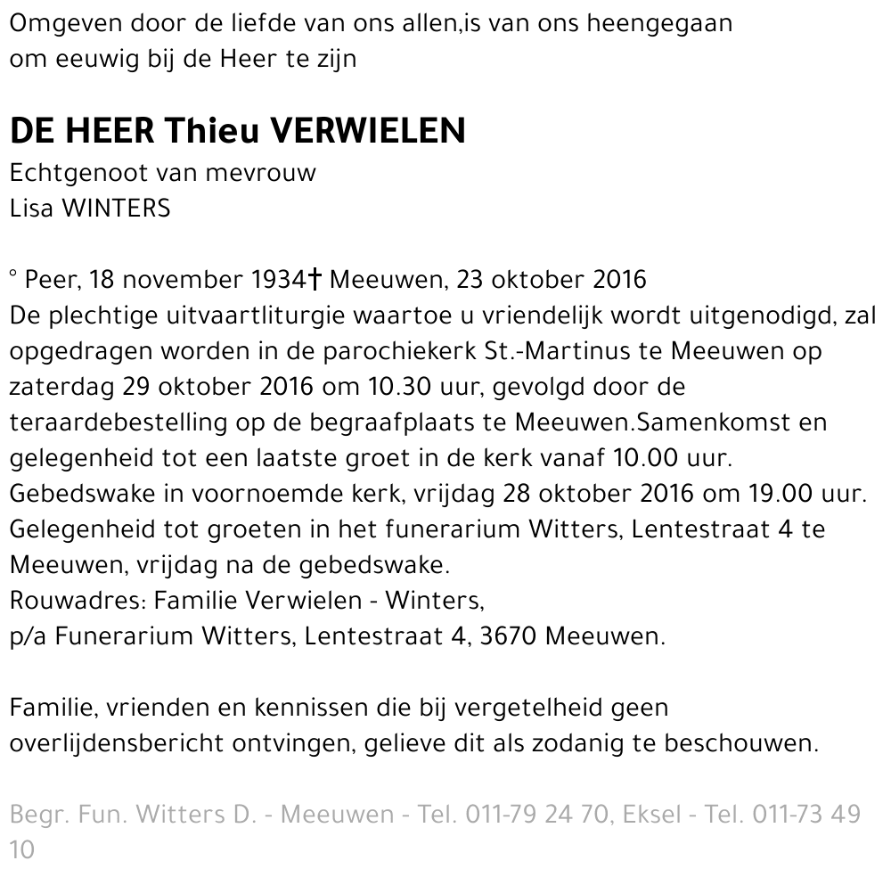 Thieu Verwielen