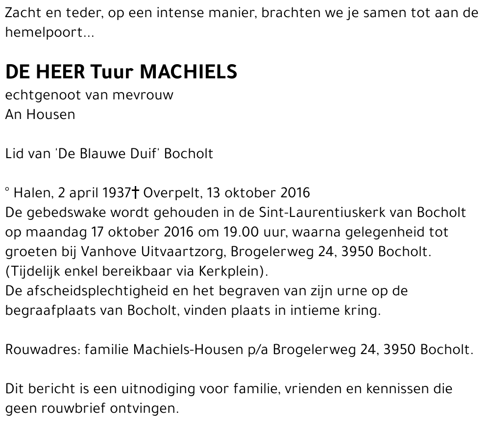 Tuur Machiels