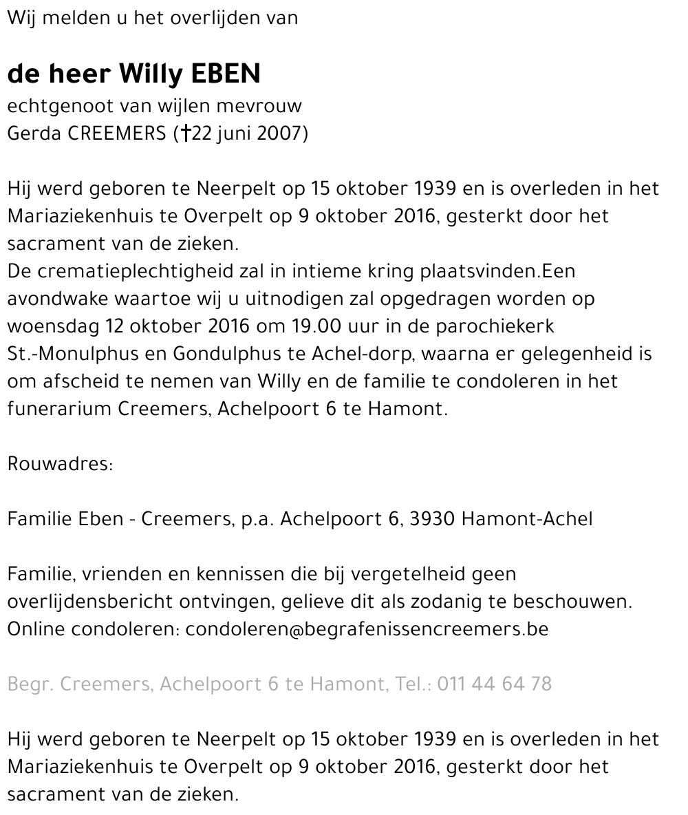 Willy Eben