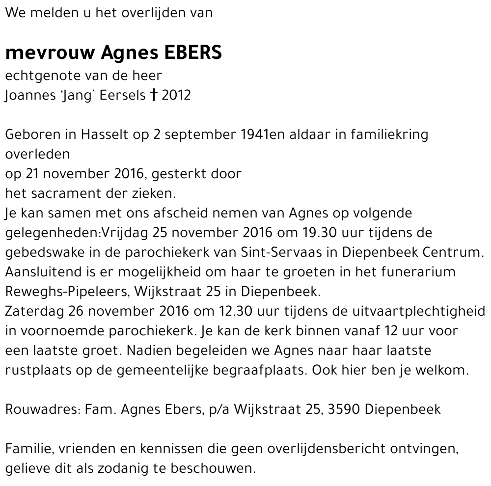 Agnes Ebers