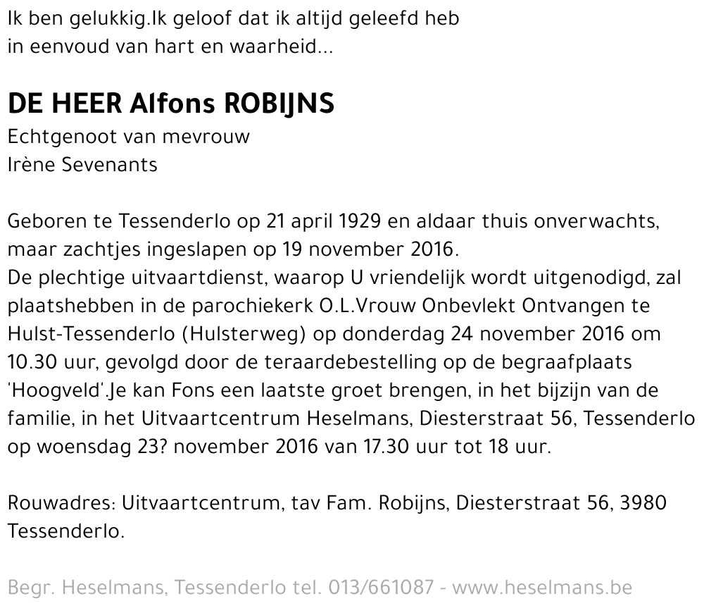 Alfons Robijns