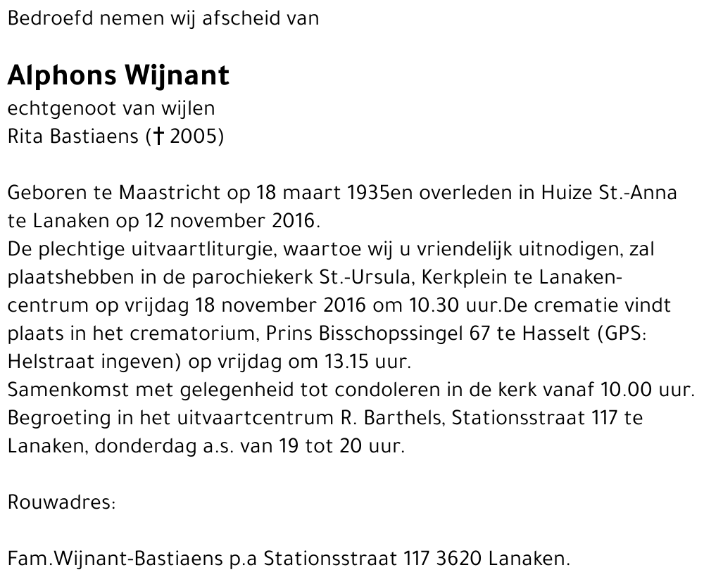 Alphons Wijnant