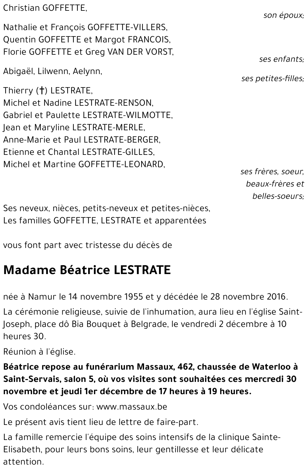 Béatrice LESTRATE