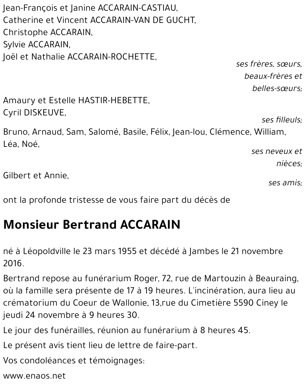 Bertrand ACCARAIN