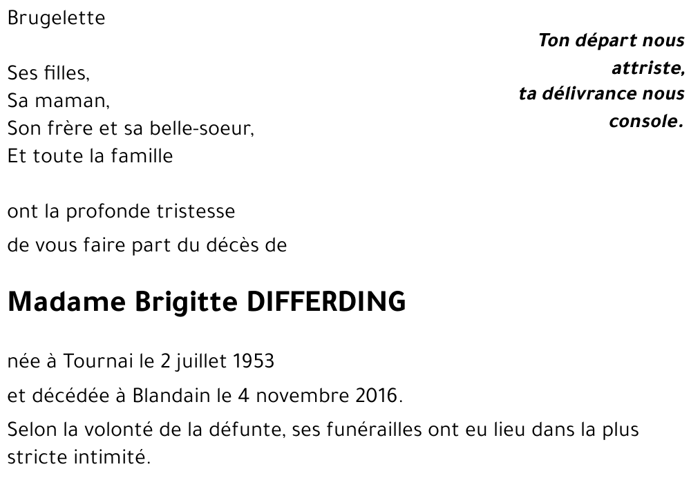 Brigitte DIFFERDING