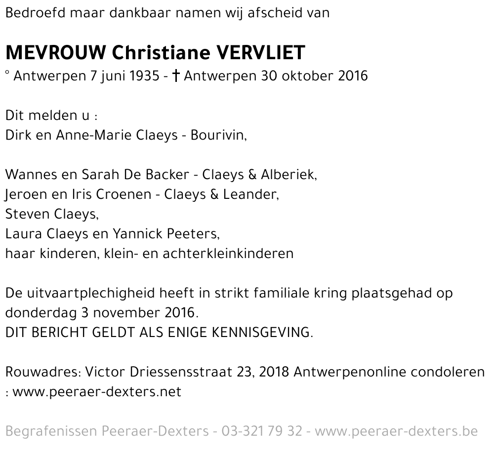 Christiane Vervliet