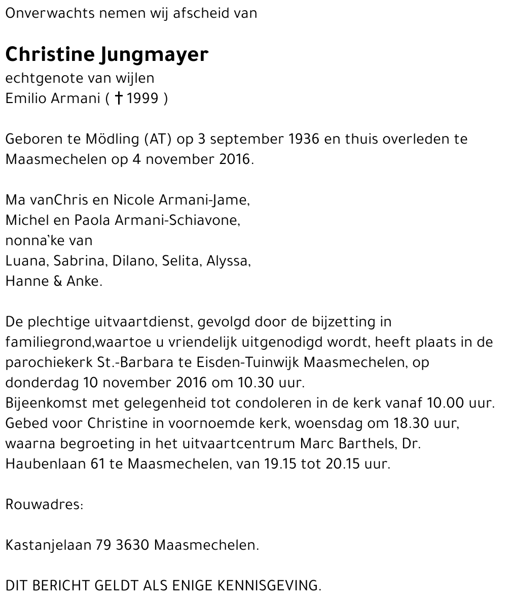 Christine Jungmayer