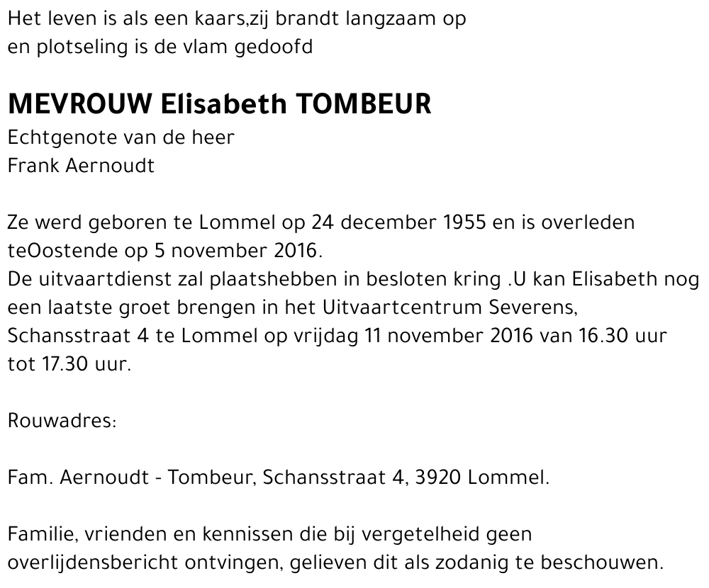 Elisabeth Tombeur