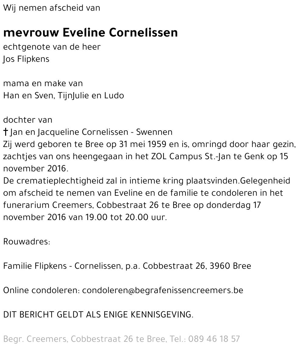 Eveline Cornelissen