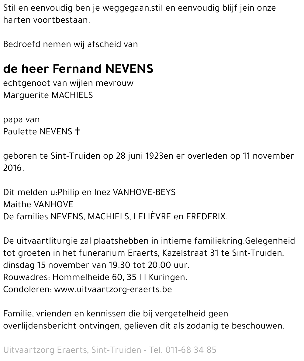 Fernand Nevens