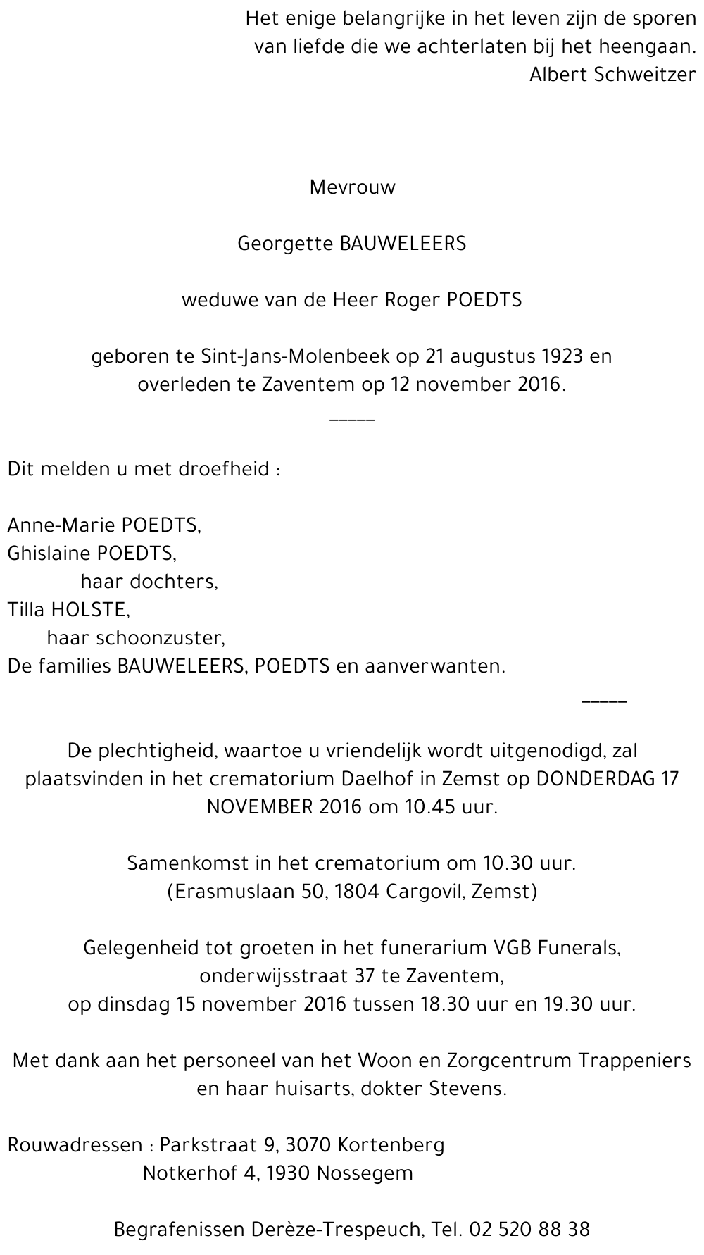 Georgette Bauweleers