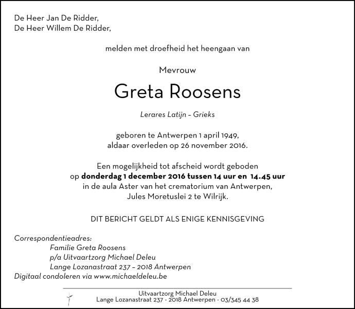 Greta Roosens