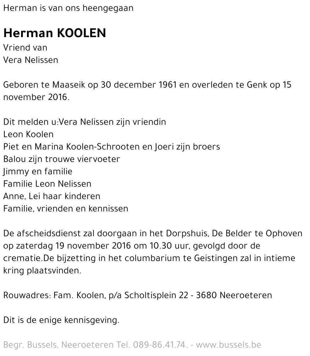 Herman KOOLEN