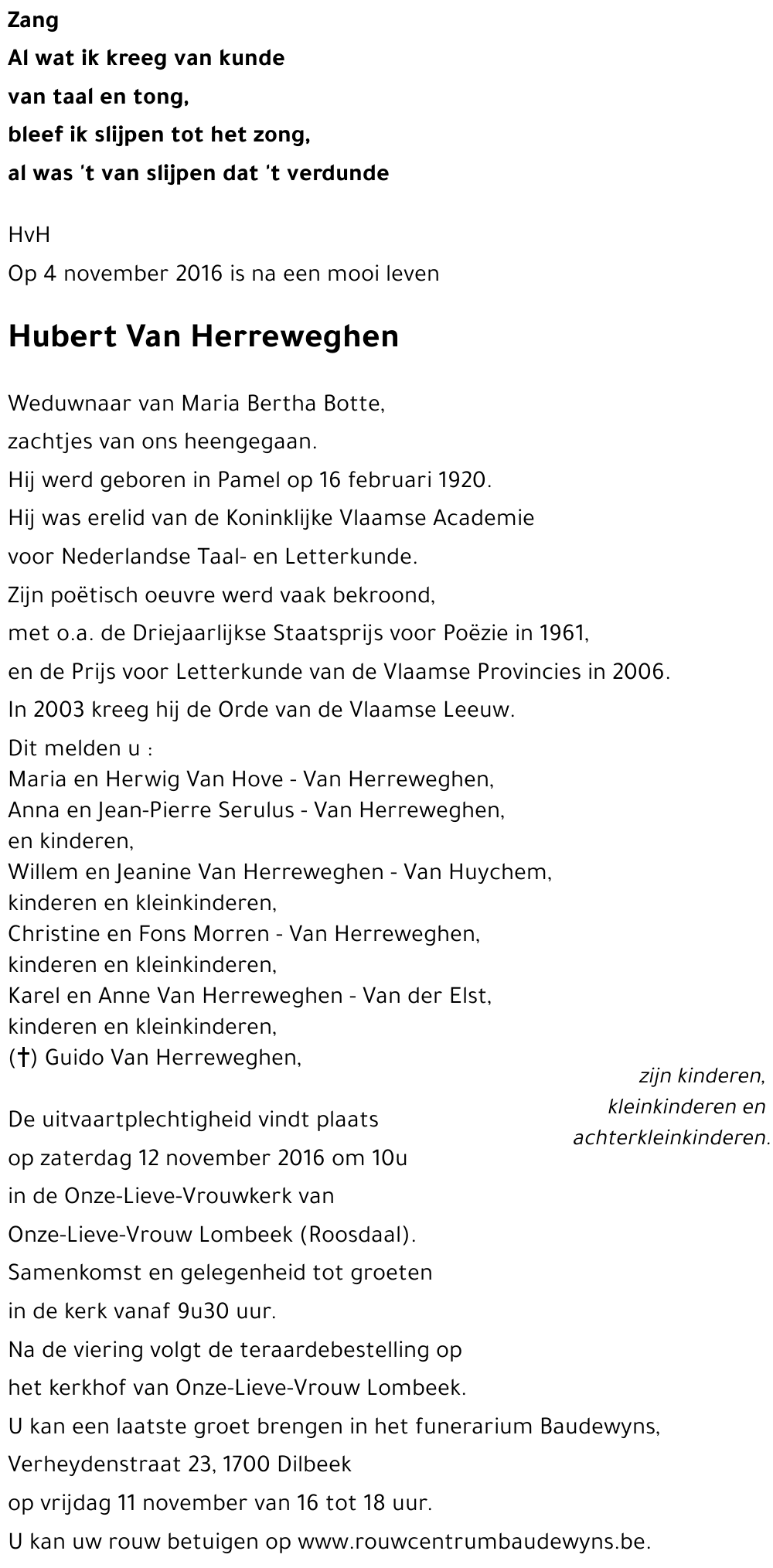 Hubert van Herreweghen