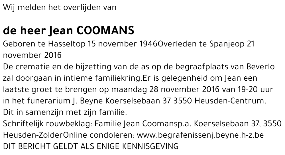 Jean Coomans