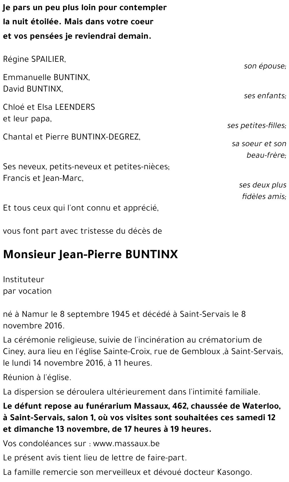 Jean-Pierre BUNTINX
