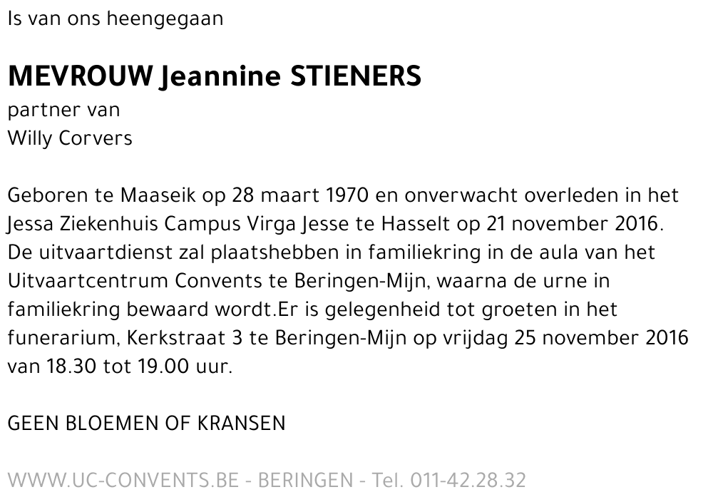 Jeannine Stieners