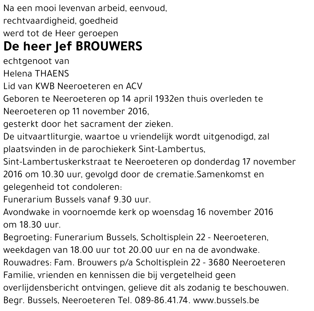 Jef Brouwers