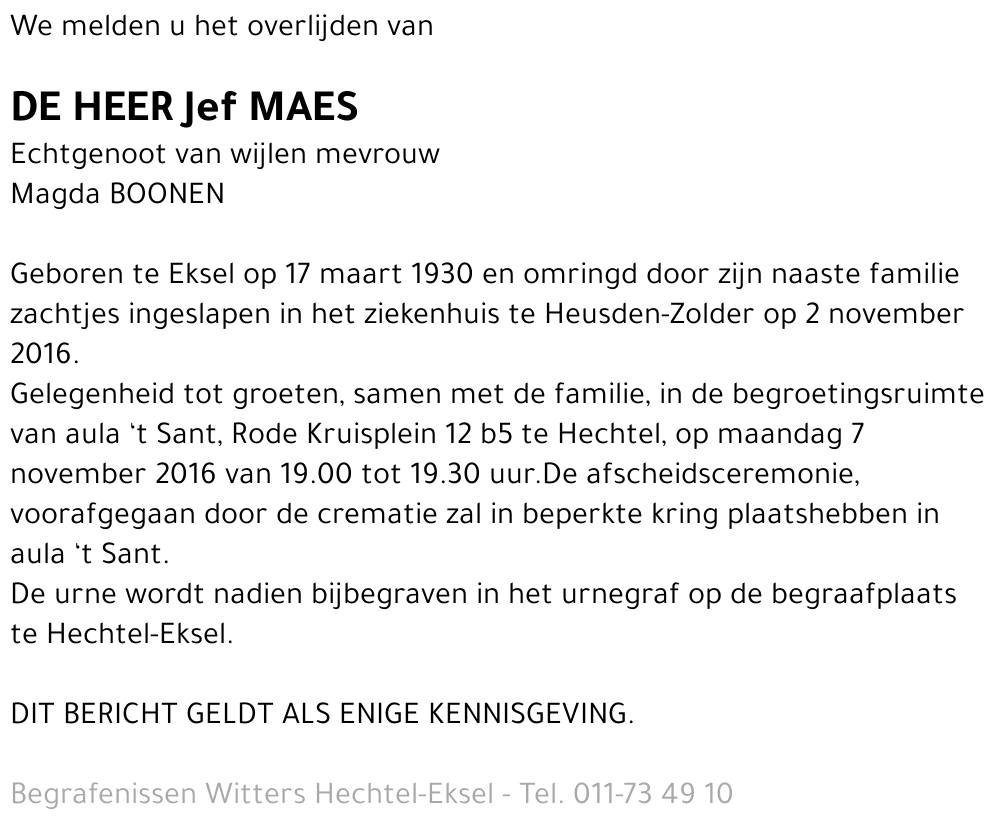 Jef Maes