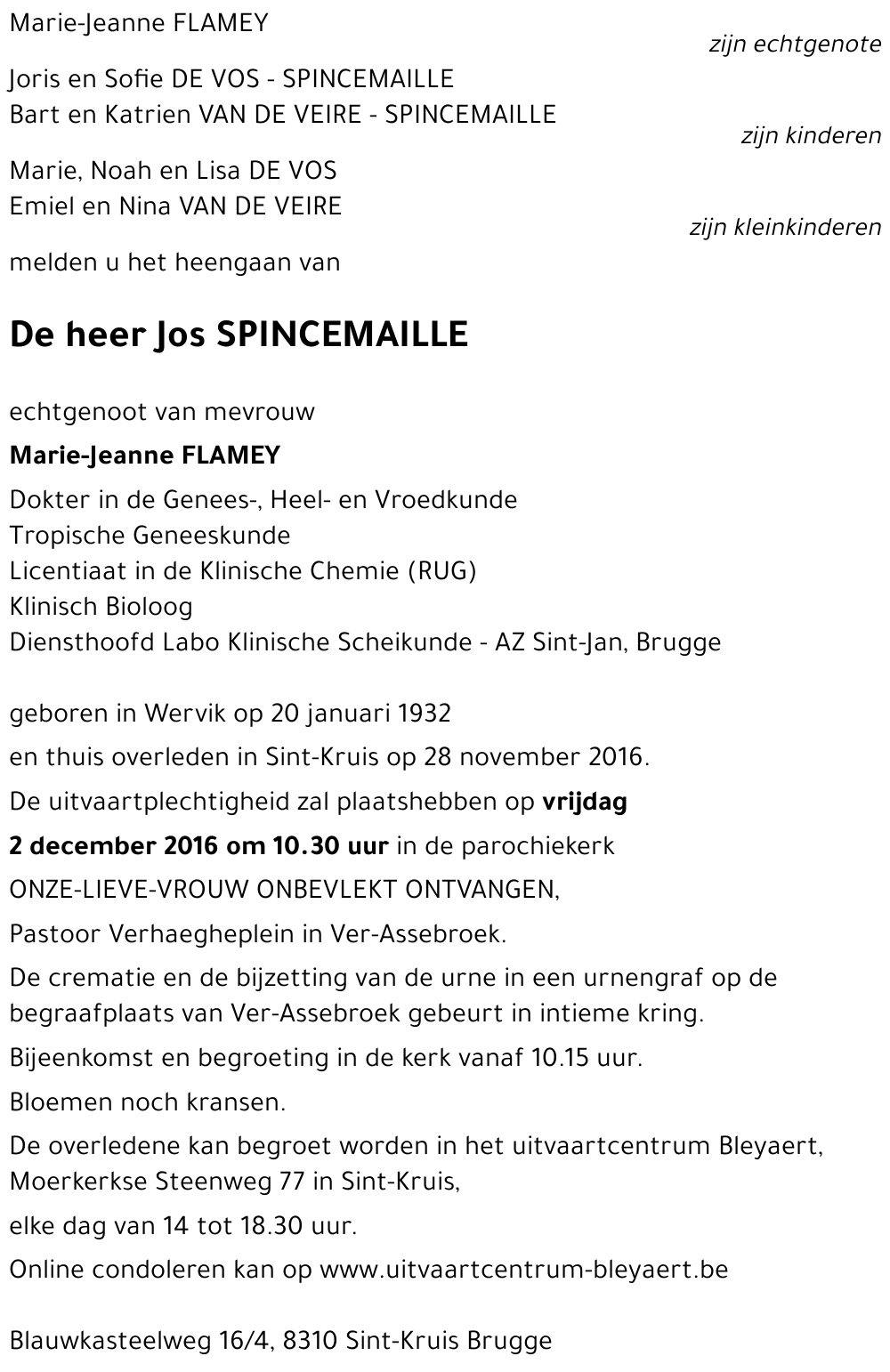 Jos Spincemaille