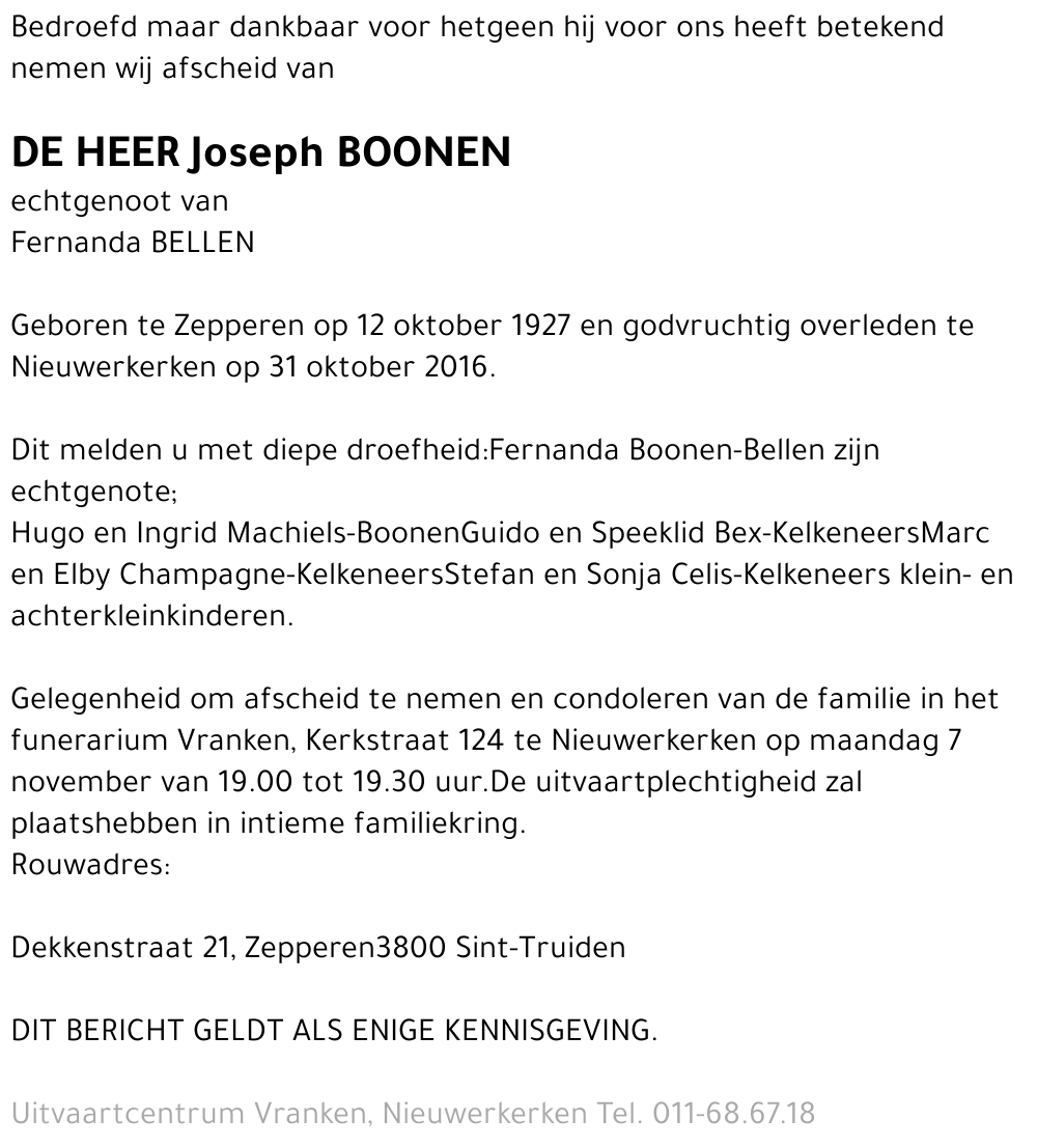 Joseph Boonen